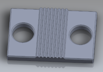 Tooth Block Washer, 1/16ths