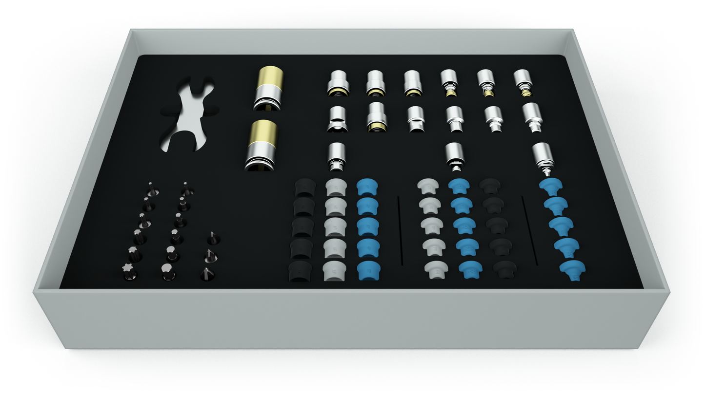 105150 Screwdriver - Spare Part kit - DIN912 M1.6