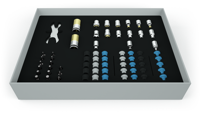 105150 Screwdriver - Spare Part kit - DIN912 M1.6